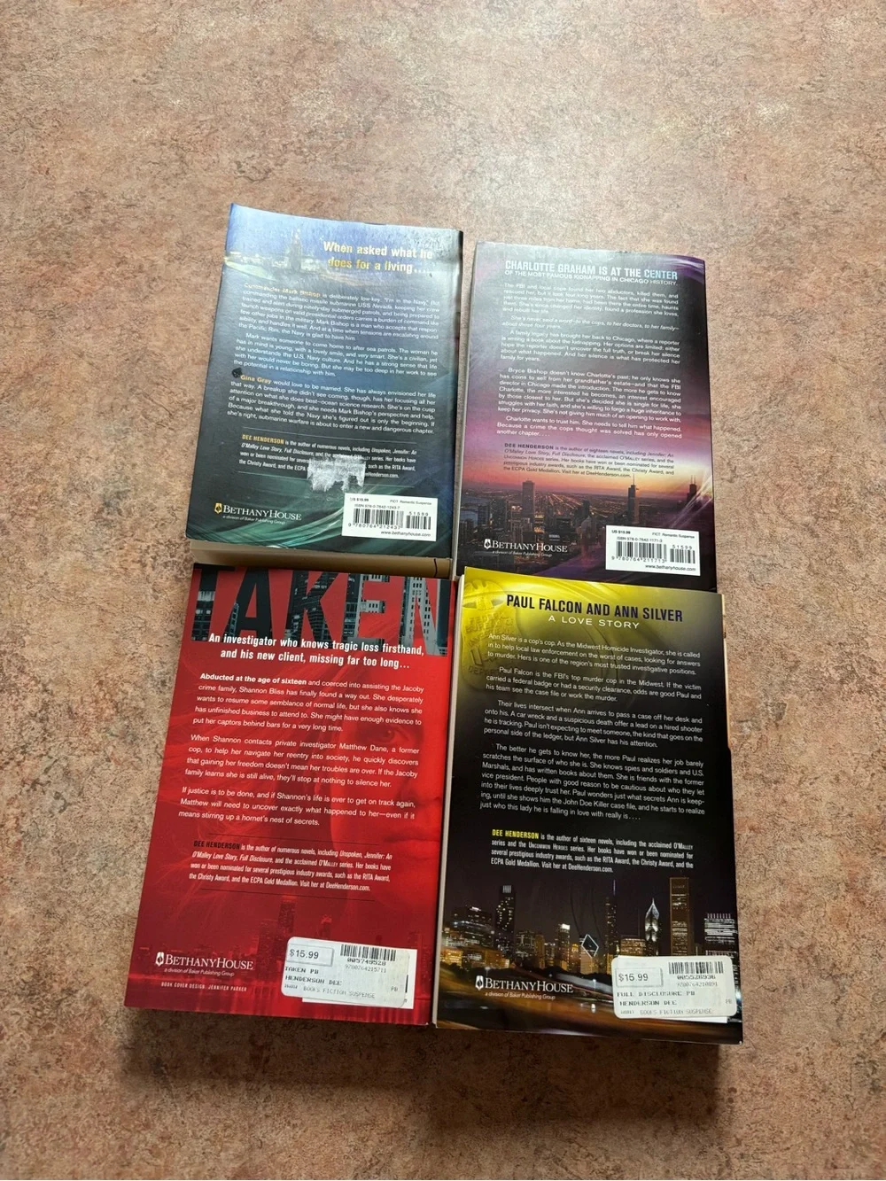 Dee Henderson 4 book romantic suspense bundle
